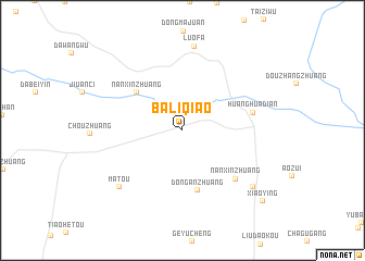 map of Baliqiao