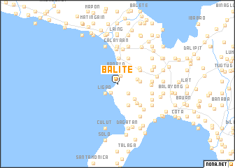 map of Balite