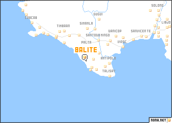 map of Balite