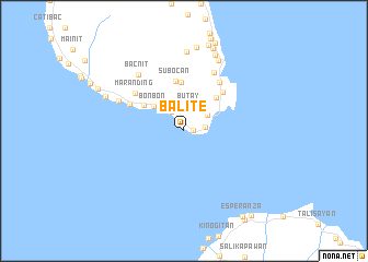 map of Balite