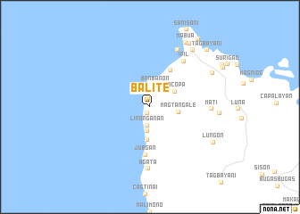 map of Balite