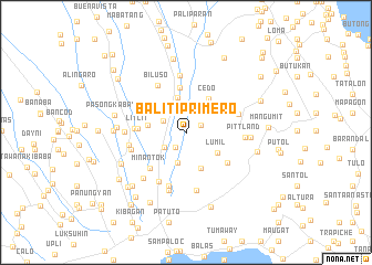 map of Baliti Primero