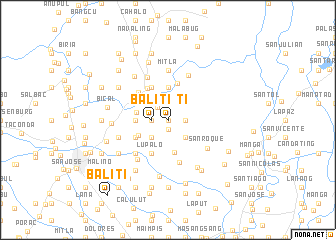 map of Baliti