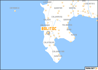 map of Balitoc