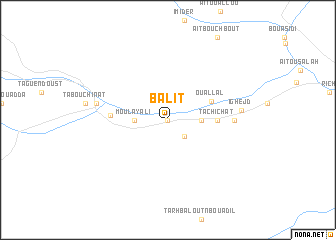 map of Balit