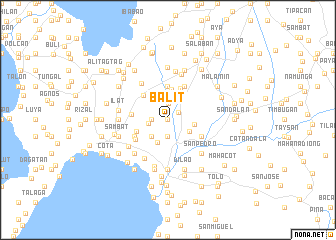 map of Balit