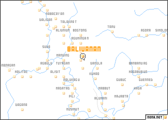 map of Baliuanan