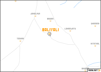 map of Baliyāli