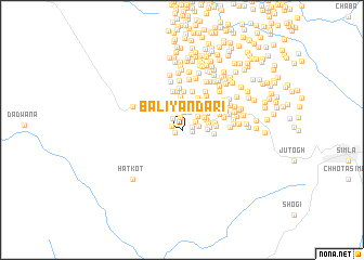 map of Baliyāndari
