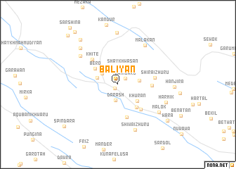 map of Baliyān