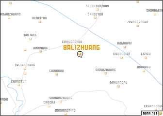 map of Balizhuang