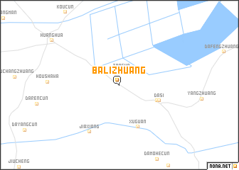 map of Balizhuang