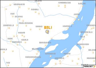 map of Bali