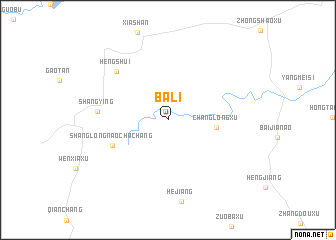 map of Bali