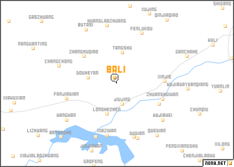 map of Bali