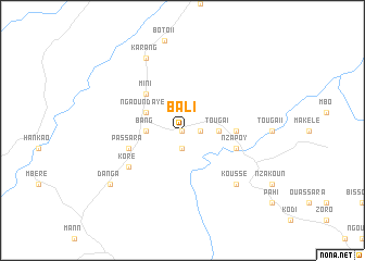 map of Bali