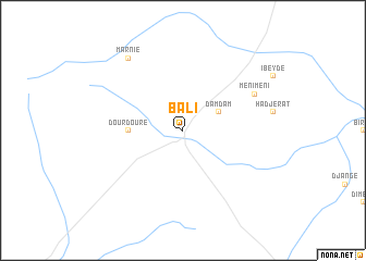 map of Bali