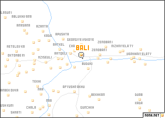 map of Bali