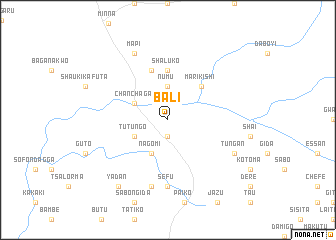 map of Bali