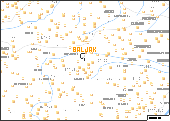 map of Baljak