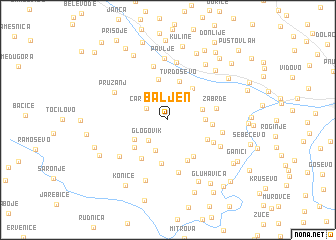 map of Baljen