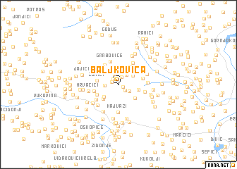 map of Baljkovica
