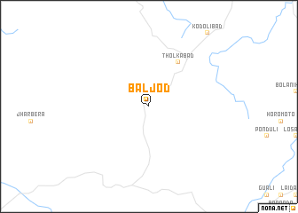 map of Bāljod