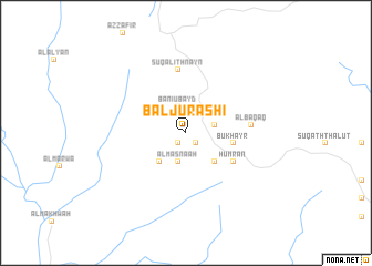 map of Baljurashi