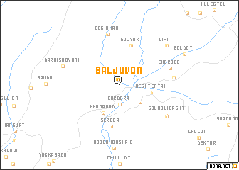 map of Baljuvon