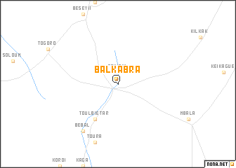 map of Balkabra