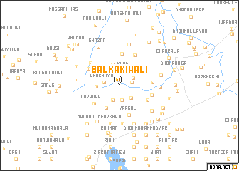 map of Balkakīwāli