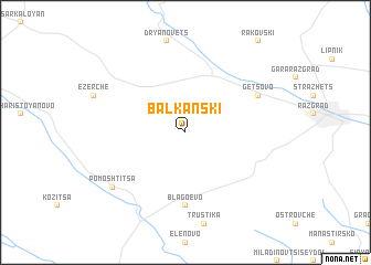 map of Balkanski