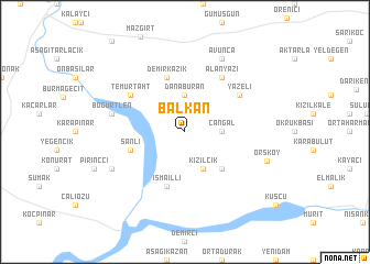 map of Balkan