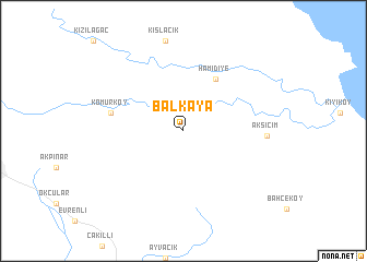 map of Balkaya