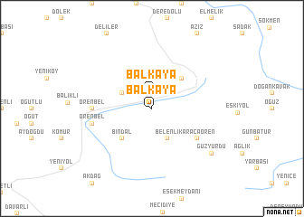 map of Balkaya