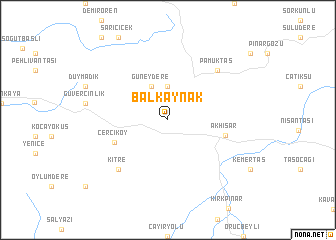 map of Balkaynak