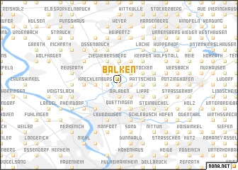 map of Balken