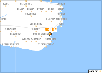 map of Balke
