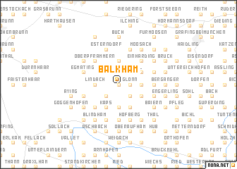 map of Balkham