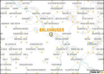 map of Balkhausen