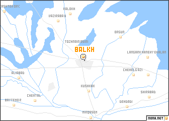 map of Balkh