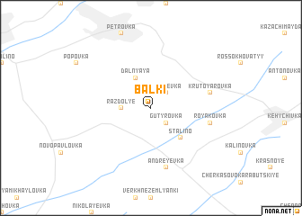 map of Balki