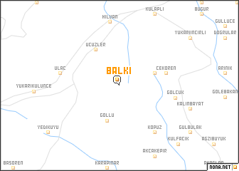 map of Balkı