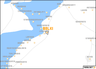 map of Balki