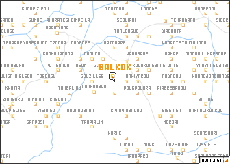 map of Balkok