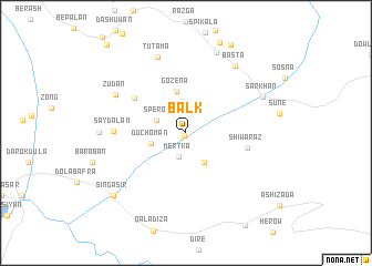 map of Balk