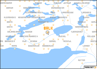 map of Balk