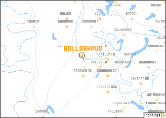 map of Ballabhpur