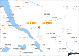 map of Ballabio Superiore