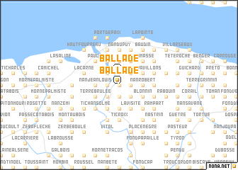 map of Ballade